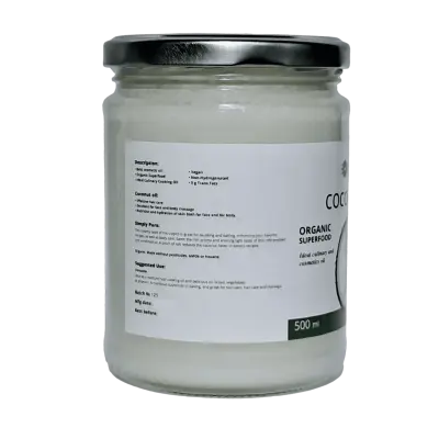 Кокосове масло / Coconut oil - Пунарвасу - 500 мл